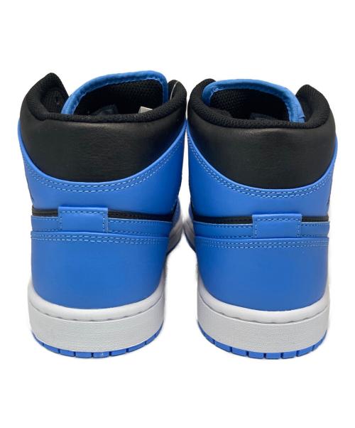 NIKE（ナイキ）NIKE (ナイキ) AIR JORDAN 1 MID(エアジョーダン１) ブラック×ブルー サイズ:28ｃｍの古着・服飾アイテム