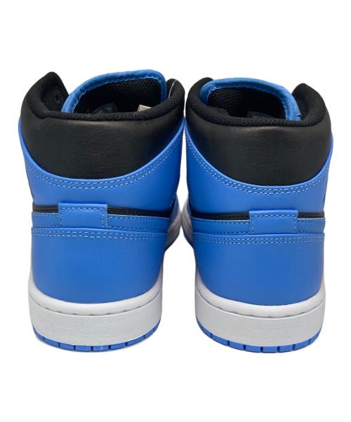 NIKE（ナイキ）NIKE (ナイキ) AIR JORDAN 1 MID(エアジョーダン１) ブラック×ブルー サイズ:28ｃｍの古着・服飾アイテム