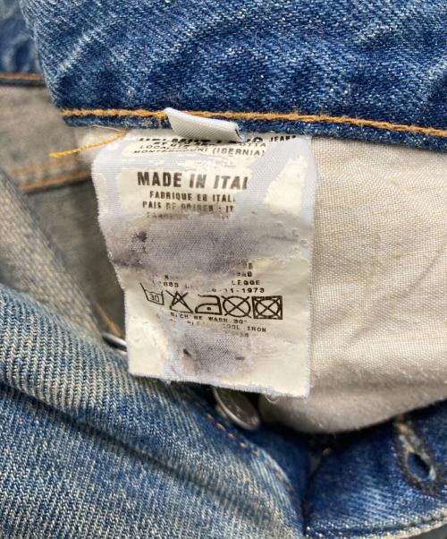 HELMUT LANG（ヘルムートラング）HELMUT LANG (ヘルムートラング) ペイント加工デニムパンツ インディゴ サイズ:W30の古着・服飾アイテム