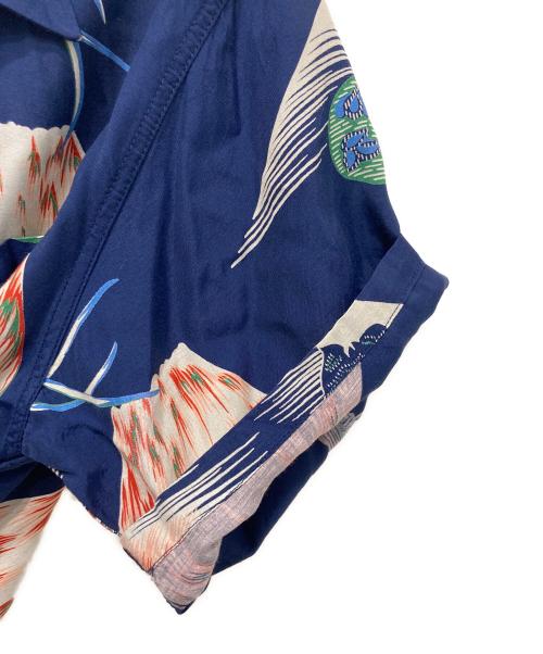 Sun Surf（サンサーフ）Sun Surf (サンサーフ) アロハシャツ ネイビー サイズ:Ⅿの古着・服飾アイテム