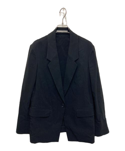 theory luxe（セオリーリュクス）theory luxe (セオリーリュクス) リネンブレンドシングルブレストジャケット ブラック サイズ:40の古着・服飾アイテム
