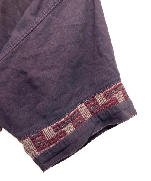 GIVENCHY（ジバンシィ）GIVENCHY (ジバンシィ) リネン混半袖シャツ パープル サイズ:52の古着・服飾アイテム