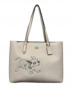 COACH×DISNEYコーチ×ディズニー）の古着「トートバッグ」｜アイボリー