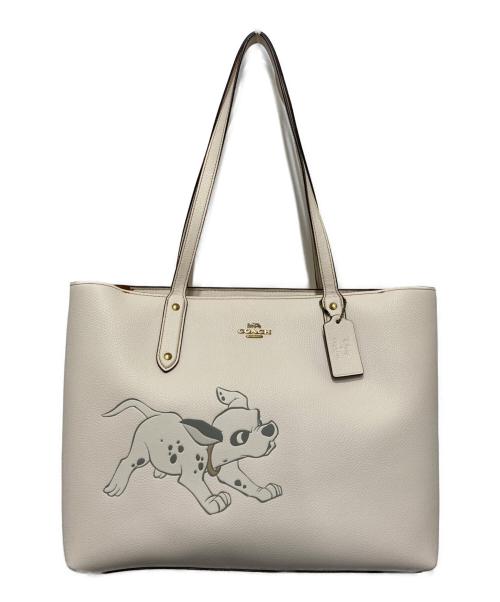 COACH（コーチ）COACH (コーチ) Disney (ディズニー) トートバッグ アイボリーの古着・服飾アイテム