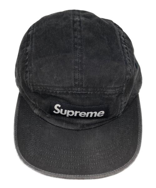 SUPREME（シュプリーム）SUPREME (シュプリーム) WASHED CHINO TWILL CAMP CAP ブラックの古着・服飾アイテム