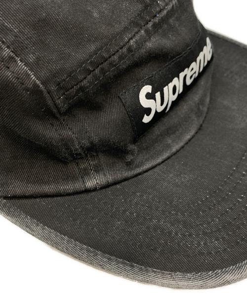 SUPREME（シュプリーム）SUPREME (シュプリーム) WASHED CHINO TWILL CAMP CAP ブラックの古着・服飾アイテム