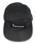 SUPREME (シュプリーム) WASHED CHINO TWILL CAMP CAP ブラック：9000円