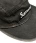 中古・古着 SUPREME (シュプリーム) WASHED CHINO TWILL CAMP CAP ブラック：9000円