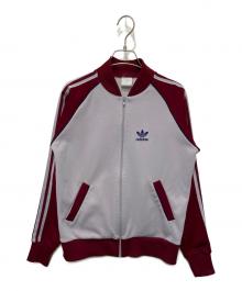 adidas（アディダス）の古着「80’s トラックジャケット」｜レッド×グレー