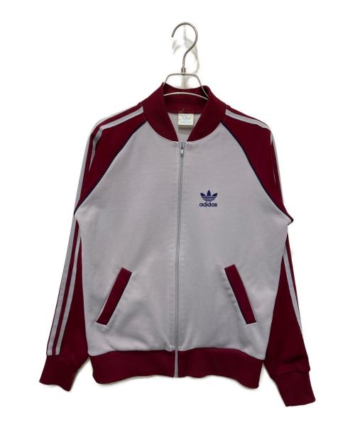 adidas（アディダス）adidas (アディダス) 80’s トラックジャケット レッド×グレー サイズ:Ｌの古着・服飾アイテム