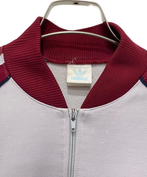 adidas（アディダス）adidas (アディダス) 80’s トラックジャケット レッド×グレー サイズ:Ｌの古着・服飾アイテム