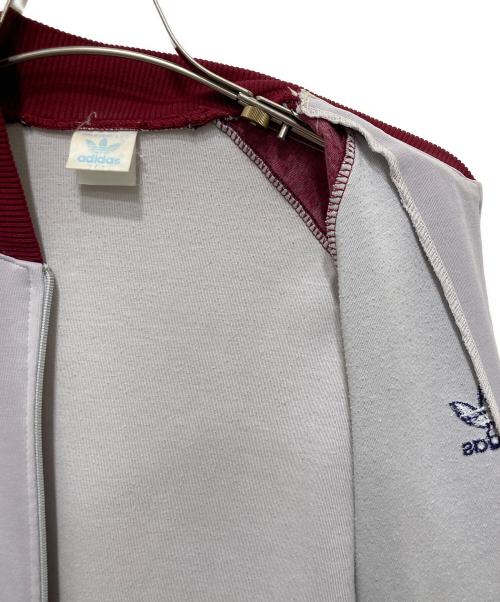 adidas（アディダス）adidas (アディダス) 80’s トラックジャケット レッド×グレー サイズ:Ｌの古着・服飾アイテム
