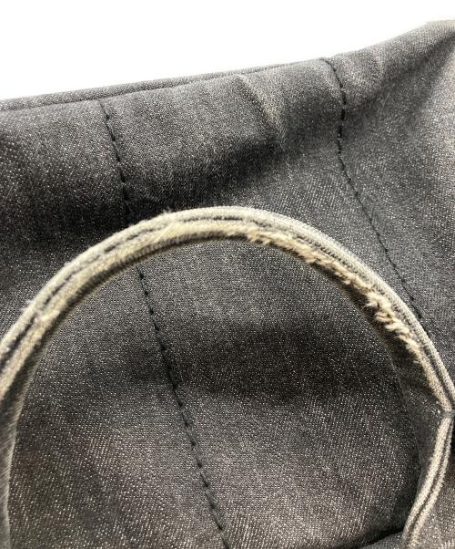 PRADA（プラダ）PRADA (プラダ) デニムカナパトートバッグ ブラックの古着・服飾アイテム