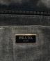 中古・古着 PRADA (プラダ) デニムカナパトートバッグ ブラック：20000円