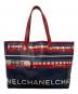 CHANEL（シャネル）の古着「セントラルステーショントートバッグ」｜ネイビー×レッド