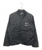 NIKEナイキ）の古着「DOUBLE SWOOSH QUILTEDジャケット」｜ブラック