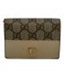 GUCCI（グッチ）の古着「GGマーモント 2つ折り財布」｜アイボリー×ベージュ