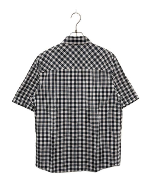 DIESEL（ディーゼル）DIESEL (ディーゼル) 半袖チェックシャツ ブラック サイズ:Sの古着・服飾アイテム