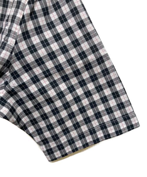 DIESEL（ディーゼル）DIESEL (ディーゼル) 半袖チェックシャツ ブラック サイズ:Sの古着・服飾アイテム