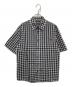 DIESEL（ディーゼル）の古着「半袖チェックシャツ」｜ブラック