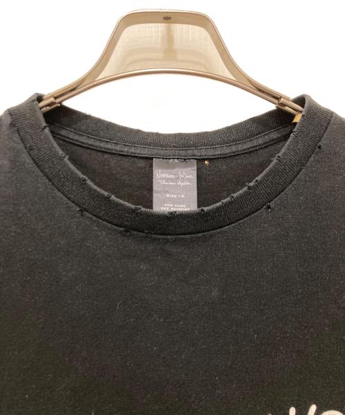 NUMBER (N)INE（ナンバーナイン）NUMBER (N)INE (ナンバーナイン) ダメージ加工Tシャツ ブラック サイズ:2の古着・服飾アイテム