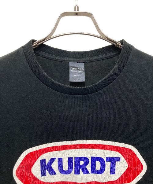 NUMBER (N)INE（ナンバーナイン）NUMBER (N)INE (ナンバーナイン) KURDTプリントTシャツ ブラック サイズ:3の古着・服飾アイテム