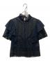 ISABEL MARANT ETOILE（イザベルマランエトワール）の古着「レースフリルブラウス」｜ブラック