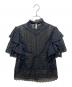 ISABEL MARANT ETOILE (イザベルマランエトワール) レースフリルブラウス ブラック サイズ:34：10000円