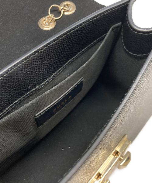 FURLA（フルラ）FURLA (フルラ) メトロポリスチェーンショルダーバッグ ブラックの古着・服飾アイテム