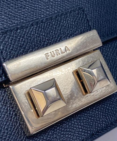 FURLA（フルラ）FURLA (フルラ) メトロポリスチェーンショルダーバッグ ブラックの古着・服飾アイテム