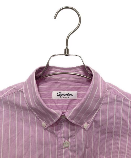 Gymphlex（ジムフレックス）Gymphlex (ジムフレックス) タイプライター ショートボタンダウンシャツ ピンク サイズ:14の古着・服飾アイテム