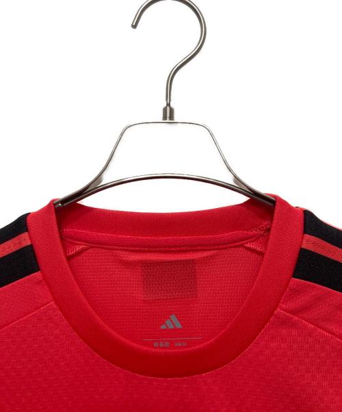 adidas（アディダス）adidas (アディダス) ホームオーセンティックゴールキーパーユニフォーム レッド サイズ:XLの古着・服飾アイテム