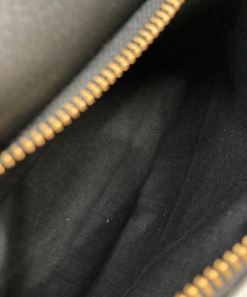 SLOW（スロウ）SLOW (スロウ) レザーボディバッグ ブラックの古着・服飾アイテム