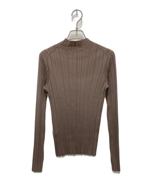 Acne studios（アクネ ストゥディオズ）ACNE STUDIOS (アクネ ストゥディオズ) モックネックリブニット ベージュ サイズ:XSの古着・服飾アイテム