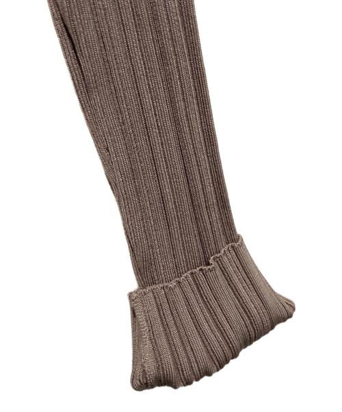 Acne studios（アクネ ストゥディオズ）ACNE STUDIOS (アクネ ストゥディオズ) モックネックリブニット ベージュ サイズ:XSの古着・服飾アイテム