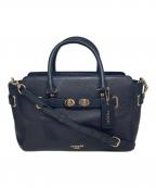 COACHコーチ）の古着「2WAYバッグ」｜ネイビー
