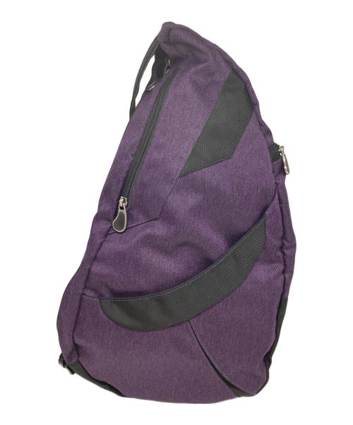 healthy back bag（ヘルシーバックバッグ）healthy back bag (ヘルシーバックバッグ) デニムトラベラー Mサイズ パープルの古着・服飾アイテム