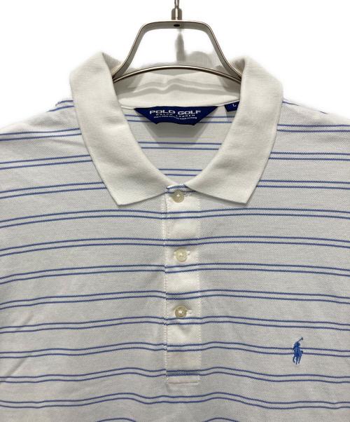 POLO GOLF（ポロ ゴルフ）POLO GOLF (ポロ ゴルフ) ポロシャツ ホワイト サイズ:Lの古着・服飾アイテム