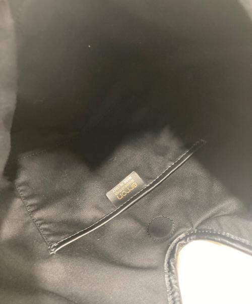 JOURNAL STANDARD ARRON（ジャーナルスタンダードアロン）JOURNAL STANDARD ARRON (ジャーナルスタンダードアロン) RAFIA サークルバッグ ベージュ×ブラックの古着・服飾アイテム