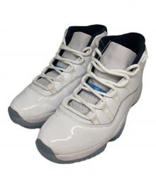NIKE（ナイキ）の古着「AIR JORDAN 11 RETRO LEGEND BLUE」｜ホワイト×ブルー