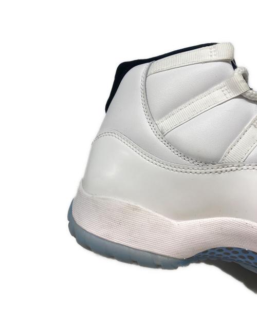 NIKE（ナイキ）NIKE (ナイキ) AIR JORDAN 11 RETRO LEGEND BLUE ホワイト×ブルー サイズ:US9の古着・服飾アイテム