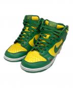 NIKE SB×SUPREMEナイキエスビー×シュプリーム）の古着「Dunk High By Any Means "Brazil"」｜イエロー×グリーン