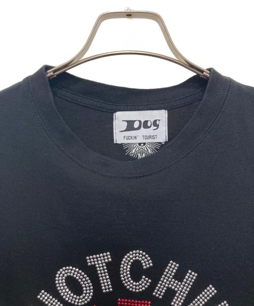 DOG FUCKIN' TOURIST（ドッグ ファッキン ツーリスト）DOG FUCKIN' TOURIST (ドッグ ファッキン ツーリスト) リメイク加工Tシャツ ブラック サイズ:Mの古着・服飾アイテム