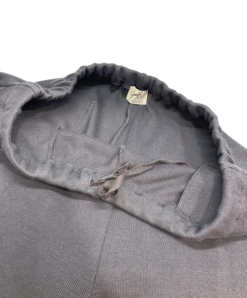 Bonfil（ボンフィル）Bonfil (ボンフィル) ヘビーオンスコットンフライスリラックステーパードパンツ グレー サイズ:Mの古着・服飾アイテム
