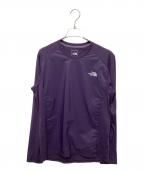 THE NORTH FACEザ ノース フェイス）の古着「ロングスリーブハイブリッドGTDメランジクルー」｜ダステッドパープル