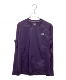 THE NORTH FACE（ザ ノース フェイス）の古着「ロングスリーブハイブリッドGTDメランジクルー」｜ダステッドパープル