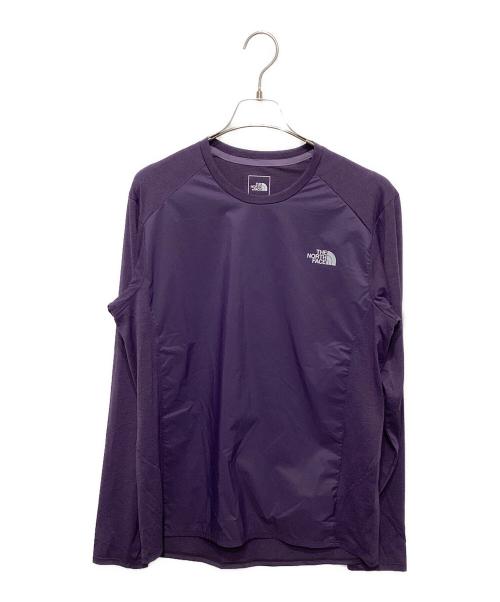 THE NORTH FACE（ザ ノース フェイス）THE NORTH FACE (ザ ノース フェイス) ロングスリーブハイブリッドGTDメランジクルー ダステッドパープル サイズ:Lの古着・服飾アイテム