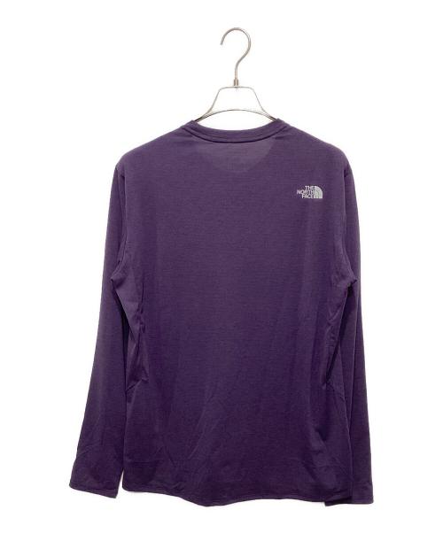 THE NORTH FACE（ザ ノース フェイス）THE NORTH FACE (ザ ノース フェイス) ロングスリーブハイブリッドGTDメランジクルー ダステッドパープル サイズ:Lの古着・服飾アイテム