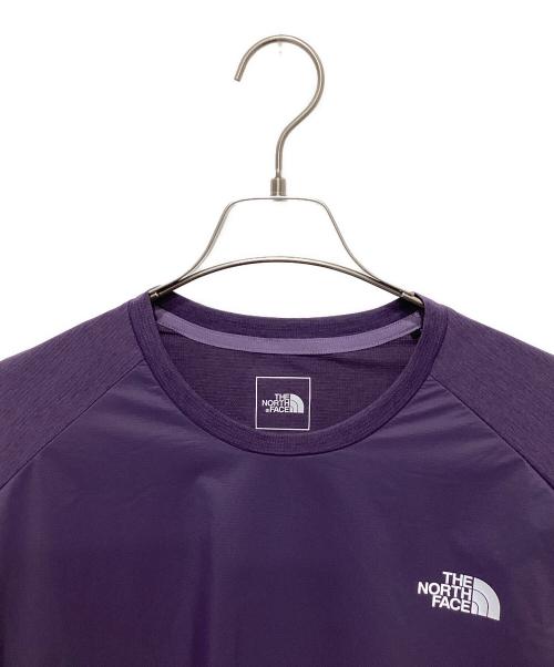 THE NORTH FACE（ザ ノース フェイス）THE NORTH FACE (ザ ノース フェイス) ロングスリーブハイブリッドGTDメランジクルー ダステッドパープル サイズ:Lの古着・服飾アイテム
