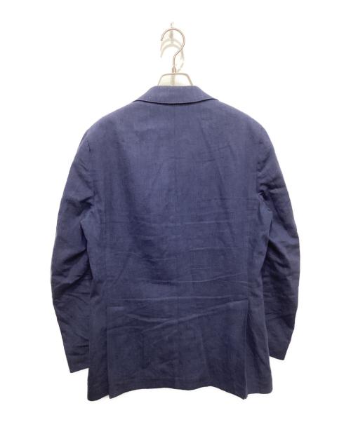 FLANNEL BAY（フランネルベイ）FLANNEL BAY (フランネルベイ) 3ピースリネンセットアップスーツ ネイビー サイズ:48の古着・服飾アイテム